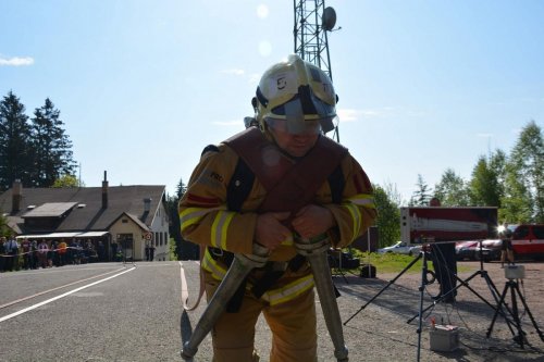 Jedenáctý ročník soutěže Ohnivá rozhledna už zná vítěze, v roce 2018 na Andrlově Chlumu závodilo 39 hasičů 11  